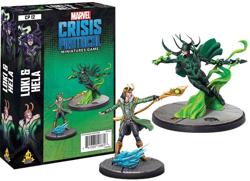 Marvel Crisis Protocol Miniatures Game Loki and Hella Expansion Marvel Crisis Protocol Lets Play Games   