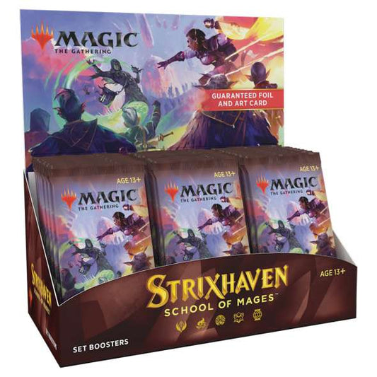 Magic Strixhaven Set Booster Box Magic The Gathering Wizards of the Coast   