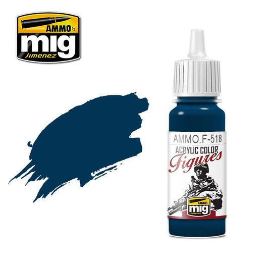 F-518 Figures Paints Marine Blue MIG Special Figures Paints Ammo by MIG   