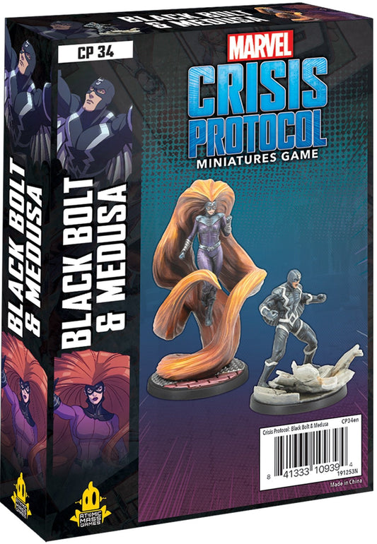 Marvel Crisis Protocol Miniatures Game Black Bolt & Medusa Marvel Crisis Protocol Lets Play Games   