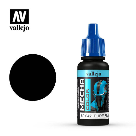 69.042 Vallejo Mecha Colour - Pure Black Vallejo Mecha Colour Vallejo   