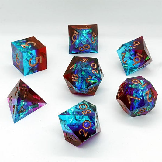 Chronicle Sharp Resin Dice Sets - Medley Chronicle RPG Dice Chronicle RPG Store   