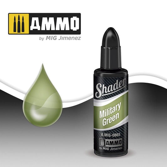 A.Mig-0865 Military Green MIG Shaders Ammo by MIG   