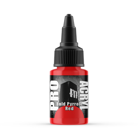 MPA-003 Monument Pro Acryl - Bold Pyrrole Red 22ml Monument Pro Acryl Paints Monument Hobbies   