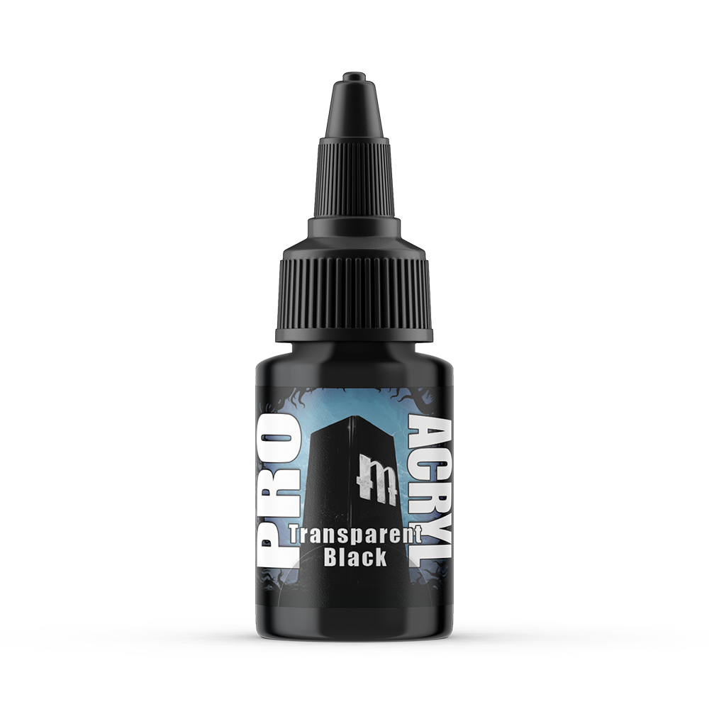 MPA-053 Monument Pro Acryl - Transparent Black 22ml Monument Pro Acryl Paints Monument Hobbies   