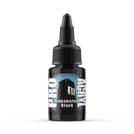 MPA-053 Monument Pro Acryl - Transparent Black 22ml Monument Pro Acryl Paints Monument Hobbies   