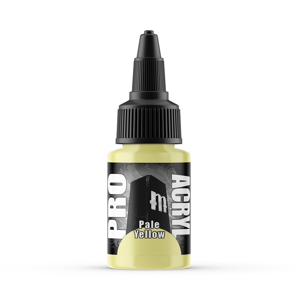 MPA-060 Monument Pro Acryl - Pale Yellow 22ml Monument Pro Acryl Paints Monument Hobbies   