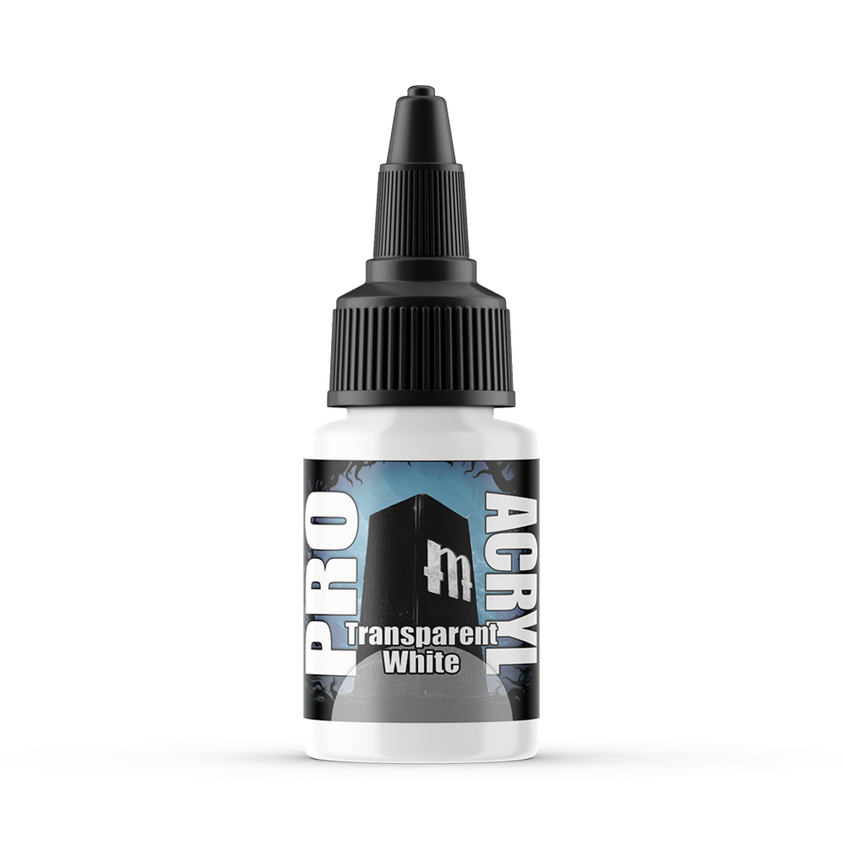 MPA-064 Monument Pro Acryl - Transparent White  22ml Monument Pro Acryl Paints Monument Hobbies   