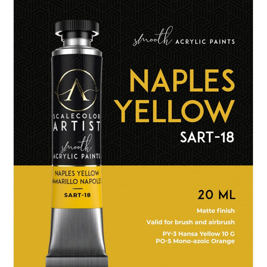 SART-18 NAPLES YELLOW Scale75 Artist Range Lets Play Games   