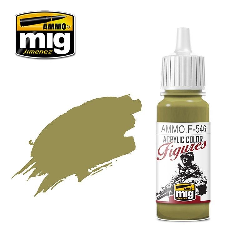 F-546 FIGURES PAINTS Ochre Brown MIG Special Figures Paints Ammo by MIG   