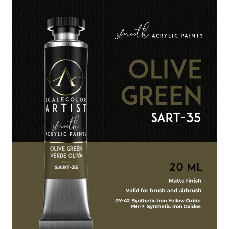 SART-35 OLIVE GREEN Scale75 Artist Range Lets Play Games   