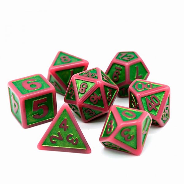 DHD 7 Piece RPG Set: Untamed Cockatrice Gaming Dice All Interactive Distribution   