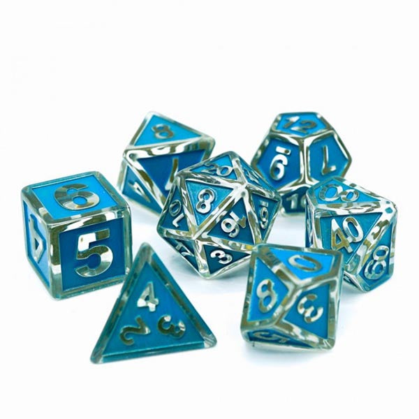 DHD 7 Piece RPG Set: Untamed Hydra Gaming Dice All Interactive Distribution   