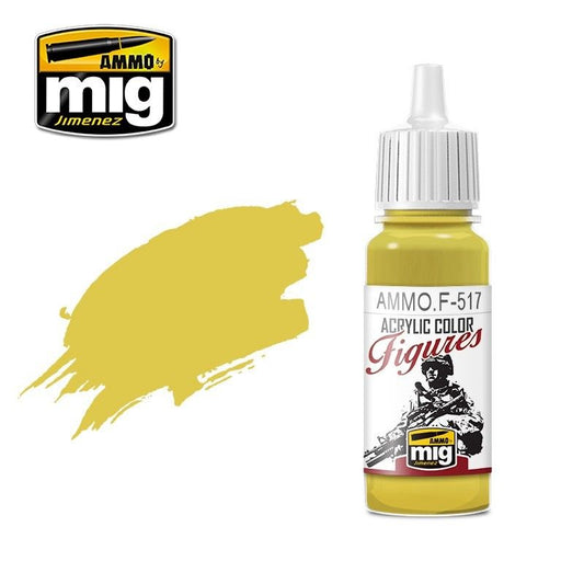 F-517 Figures Paints Pale Gold Yellow MIG Special Figures Paints Ammo by MIG   