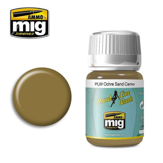 A.Mig-1622 Plw Ochre For Sand Camo MIG Weathering Ammo by MIG   