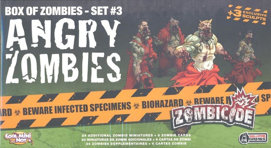 Zombicide Box of Zombies 3 Angry Zombies Board Games CMON   