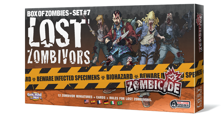 Zombicide Box of Zombies 2 Lost Zombivors Board Games CMON   