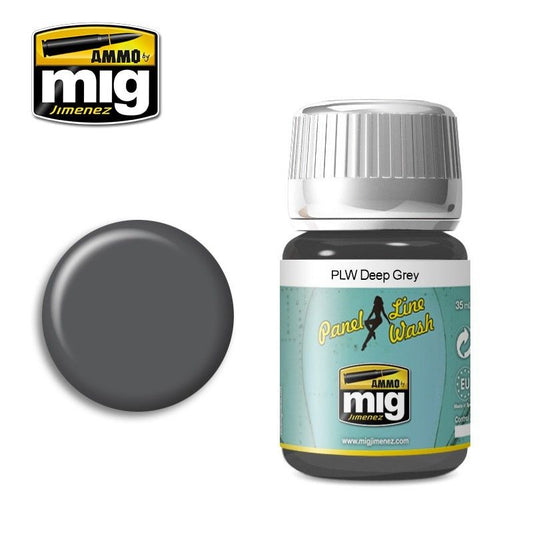 A.Mig-1602 Plw Deep Grey MIG Weathering Ammo by MIG   