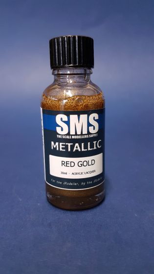Metallic RED GOLD 30ml SMS Paints The Scale Modellers Supply   