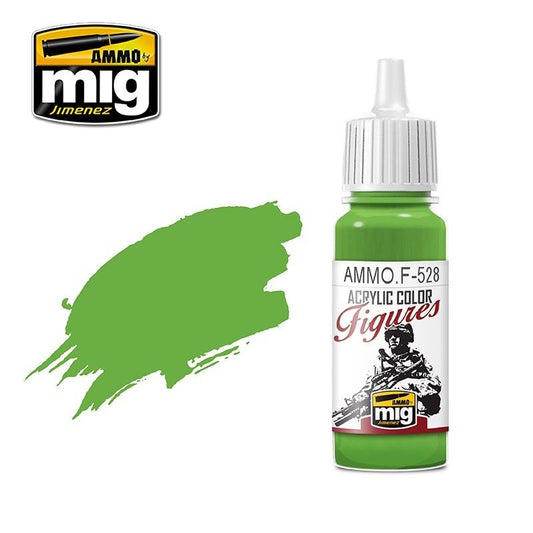 F-528 FIGURES PAINTS Pure Green MIG Special Figures Paints Ammo by MIG   