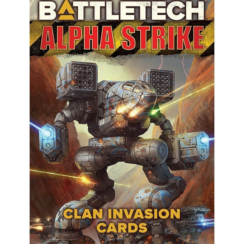 BattleTech Alpha Strike Clan Invasion Cards Board Games Irresistible Force   