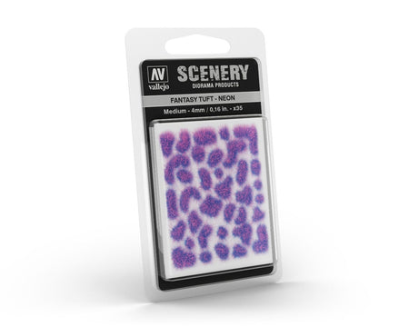 Vallejo Scenery - Fantasy Tuft - Medium - Neon Vallejo Scenery Vallejo   
