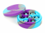 MDG Silicone Round Dice Case: Purple/Gray/Light Blue DiceBags All Interactive Distribution   