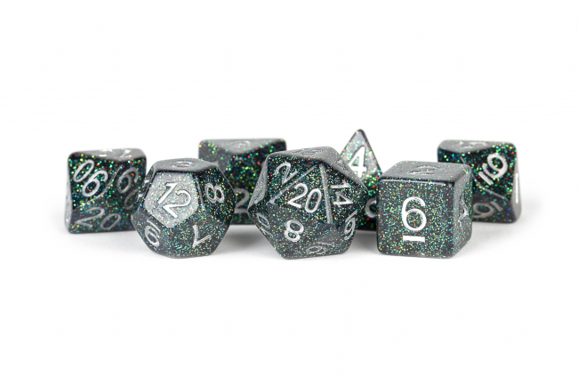 MDG Astro Mica 7 Piece Dice Set Gaming Dice All Interactive Distribution   