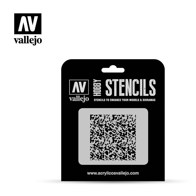 Vallejo Stencils - Air Markings - Weathered Paint 1/72 Vallejo Stencils Vallejo   
