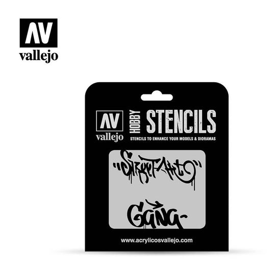 Vallejo Stencils - Lettering & Signs - Street Art Num. 2 Vallejo Stencils Vallejo   