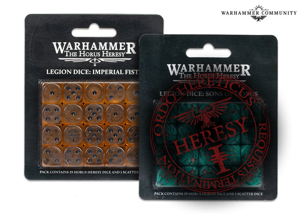 Legion Dice: Imperial Fists The Horus Heresy Games Workshop   