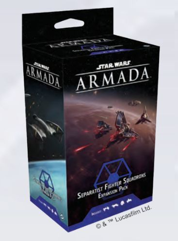 Star Wars Armada Separatist Fighter Squadrons Expansion Pack Star Wars Armada Fantasy Flight Games   