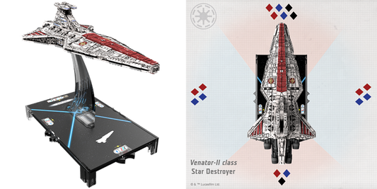 Star Wars Armada Venator-class Star Destroyer Expansion Pack Board Games Irresistible Force   