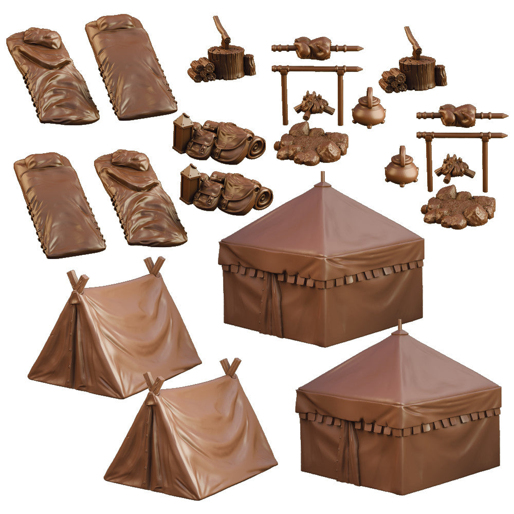 Terrain Crate - Campsite Terrain Crate Mantic   