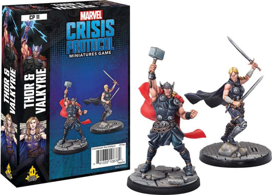 Marvel Crisis Protocol Miniatures Game Thor and Valkyrie Expansion Marvel Crisis Protocol Lets Play Games   