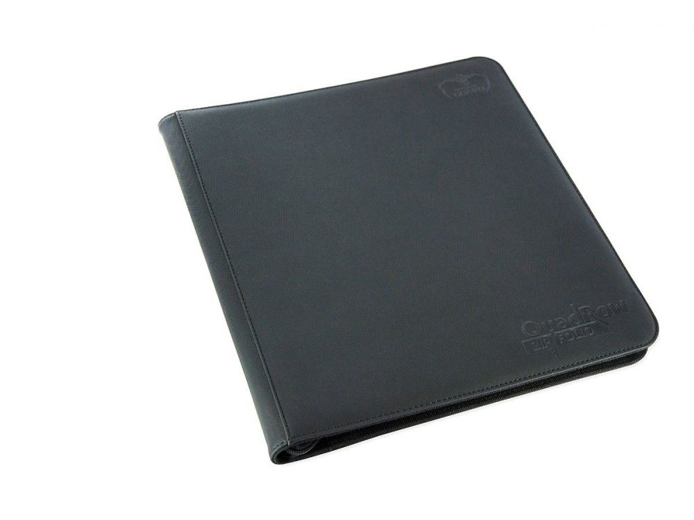 Ultimate Guard 12-Pocket QuadRow ZipFolio XenoSkin Black Folder Card Protectors Ultimate Guard   