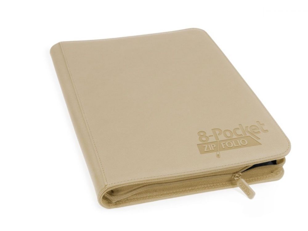 Ultimate Guard 8-Pocket ZipFolio XenoSkin Sand Folder Card Protectors Ultimate Guard   