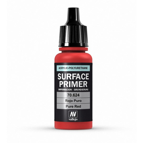 70.624 Vallejo Auxiliary Surface Primer Pure Red Vallejo Auxiliary Vallejo   