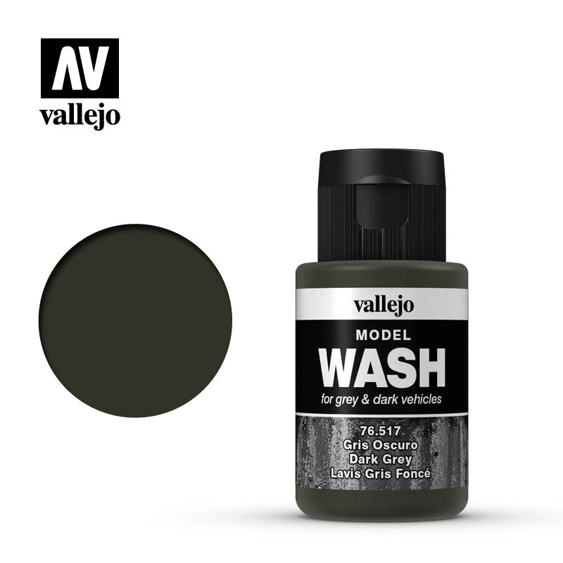 Vallejo Model Wash 76.517 Dark Grey Vallejo Model Wash Vallejo   