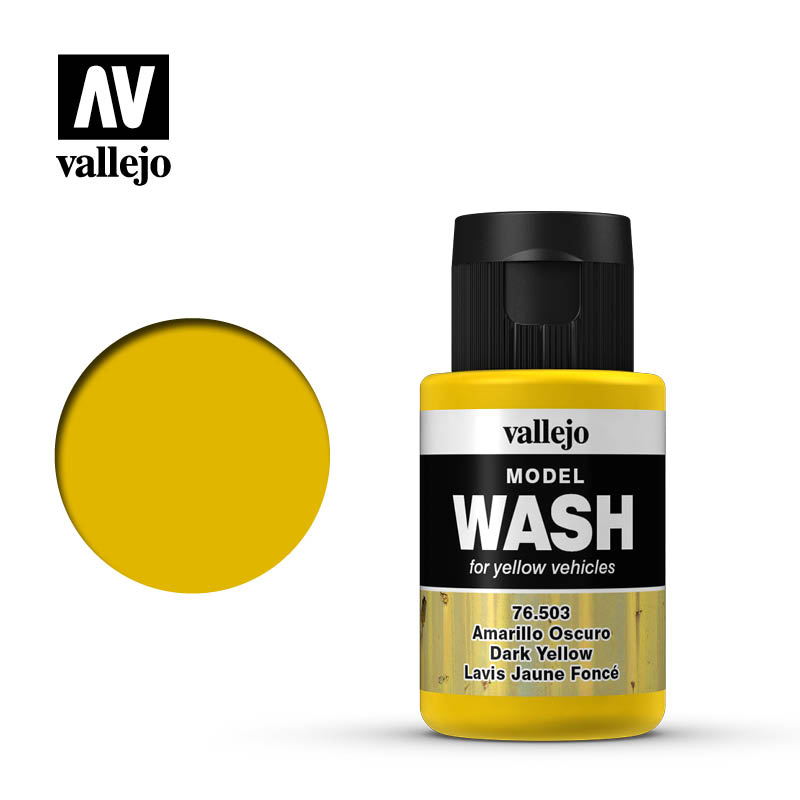 Vallejo Model Wash 76.503 Dark Yellow Vallejo Model Wash Vallejo   