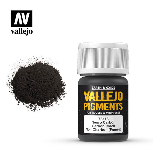 73.116 Vallejo Pigments Carbon Black (Smoke Black) Vallejo Pigments Vallejo   