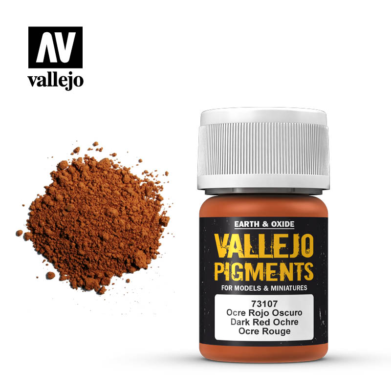 73.107 Vallejo Pigments Dark Red Ochre Vallejo Pigments Vallejo   