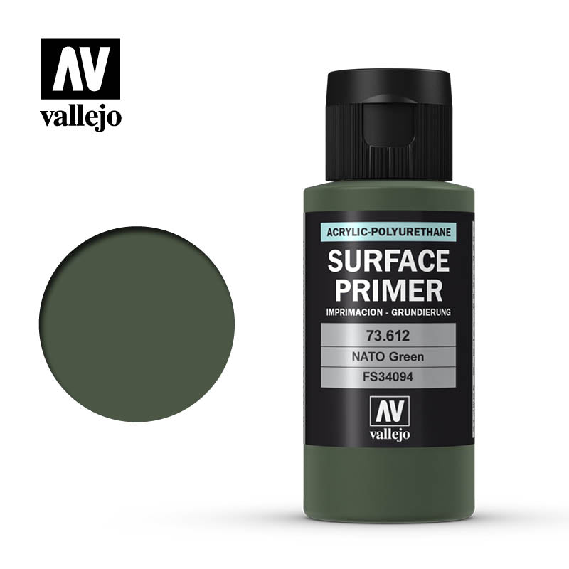 Vallejo Surface Primer - NATO Green 60 ml Vallejo Auxiliary Vallejo   