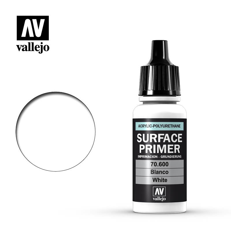 70.600 Vallejo Auxiliary Surface Primer White Vallejo Auxiliary Vallejo   
