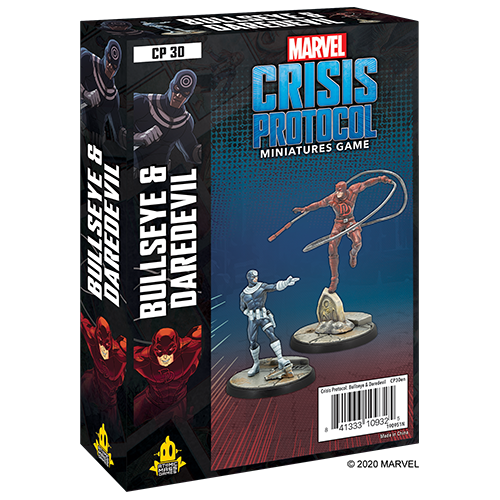 Marvel Crisis Protocol Miniatures Game Bullseye and Daredevil Marvel Crisis Protocol Lets Play Games   