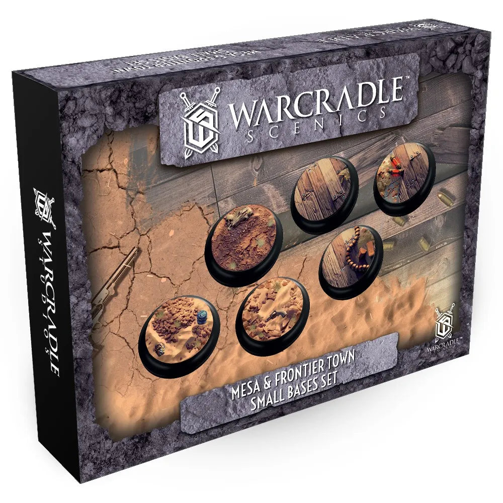 Mesa & Frontier Town Small Bases Set (60 bases & base inserts) Warcradle Scenics Warcradle Scenics   